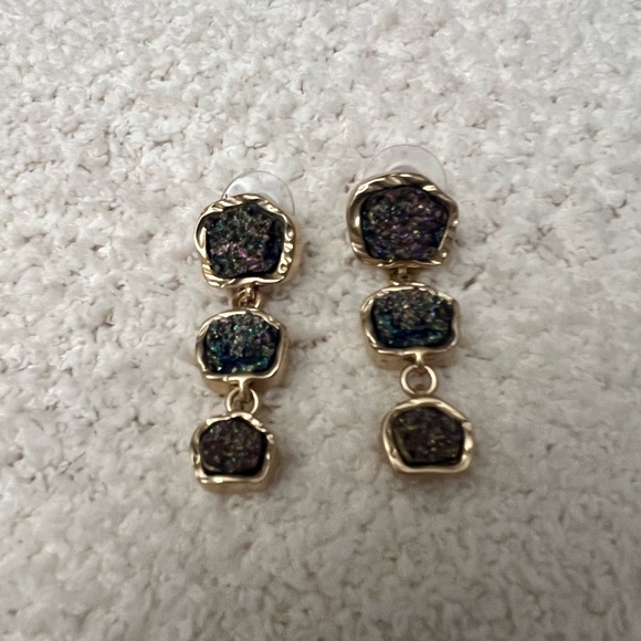 BaubleBar Druzy Earrings - Picture 2 of 2